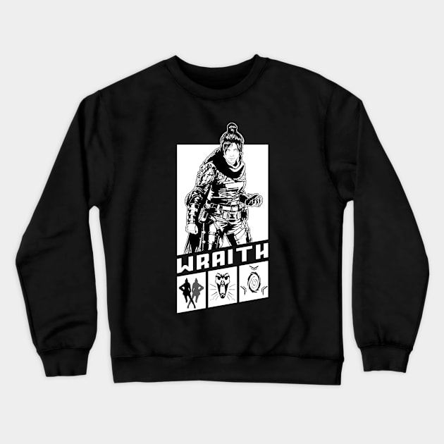 Wraith Crewneck Sweatshirt by Peolink